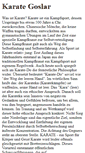Mobile Screenshot of karate.jkcs-goslar.de